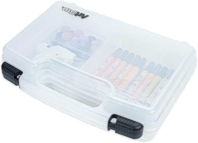 ArtBin 14-Inch Quick View Lockable Carrying Case, Clear