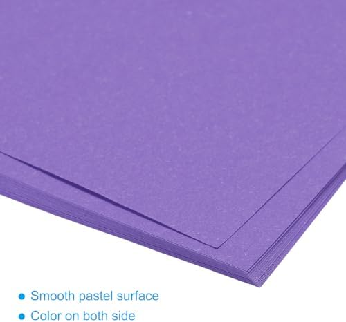 MECCANIXITY 50 Sheet Origami Paper Double Sided Deep Purple 4x4 Inch Square Sheet for Art Craft Project, Beginners, Gifts Decor