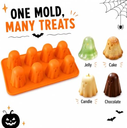 Halloween Silicone Molds, Ghost Silicone Molds