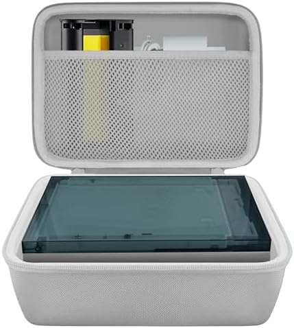 khanka Case Compatible with M110 M100 M200 Liene 4x6'' Photo Printer, Wi-Fi Picture Printer,Case Only(White)