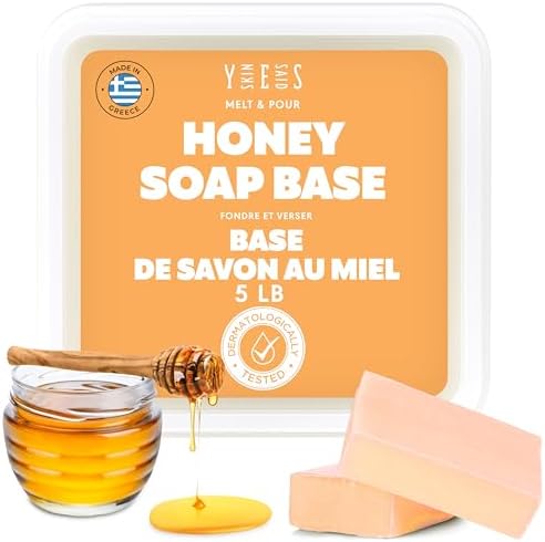 Skin Said Yes Honey Soap Base 5 LBS | Made in Greece