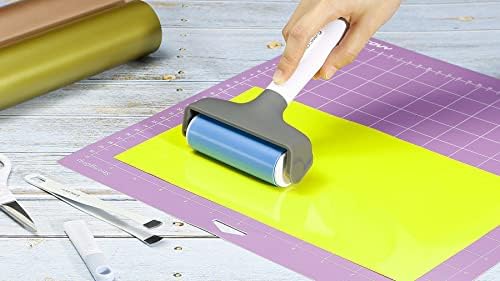 Brayer Roller & Mat Remover Tool Tweezers Set for Cricut/Silhouette/Brother and T-Shirts Heat Transfer Projects Printing Making