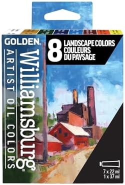 Williamsburg Artist Oil Colors, Landscape Colors Set, 8 Colors