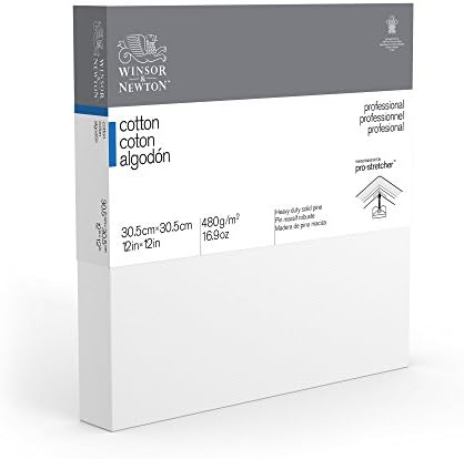 Winsor & Newton Professional Cotton Canvas, 12" x 12" Deep Edge