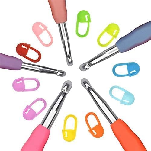Yarniss Large Ergonomic Crochet Hooks Set 6.5mm 7.0mm 8.0mm 9.0mm 10.0mm | Big Crochet Hooks for Chunky Yarn