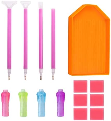 WeLiu 5D Diamond Painting Accessories Diamond Painting Tools Drill Pen Grip and Diamond Painting Trays