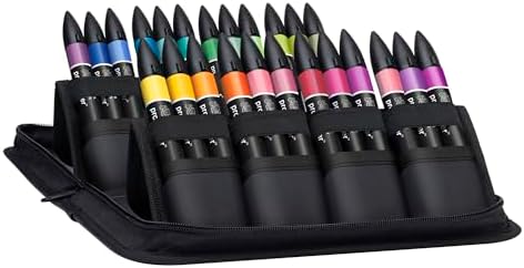 Winsor & Newton ProMarker Set, 24 Count, Student Designer Wallet