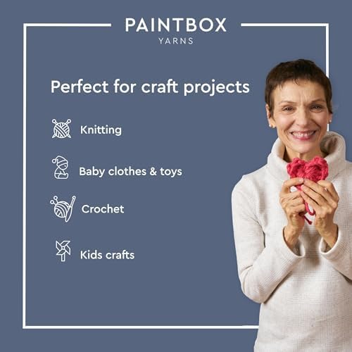 Paintbox Yarns 100% Cotton Aran Yarn 1.76oz / 50g, 93yds / 85m