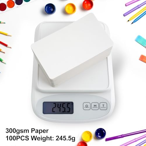 Moriquill 100 Watercolor Paper Cards, 2.75 x 4.75 in, 300gsm