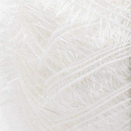 RED Heart CNCE851.8001Red Heart Scrubby Sparkle Yarn, Marshmallow