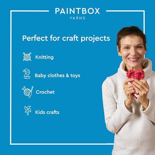 Paintbox Yarns 100% Cotton Aran Yarn 1.76oz / 50g, 93yds / 85m