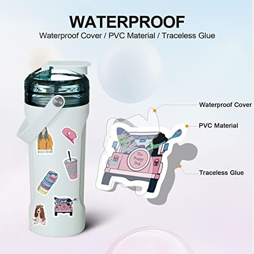 Arme Cute Stickers Bulk, Waterproof Stickers for Water Bottles Pack 400PCS | Vinyl Fun Stickers for Kids Bulk, Girls, Teens, Adults, Cups, Random, Assorted, Durable Decal Sticker Set