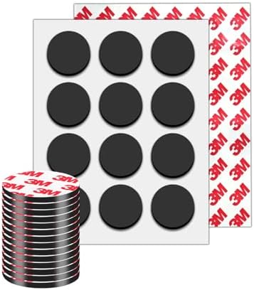 24Pack, DIA1.2" / 30mm Round Magnetic Tape -Strong Sticky Magnetic Dots with Adhesive Backing for Whiteboard, Fridge, Crafts - Easy to Cut Stickers for Planning and Organization