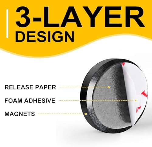 DIYMAG Strong Adhesive Magnets,100pcs 0.47x0.12in for Fridge Refrigerator