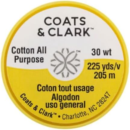 Coats & Clark Cotton All Purpose Sewing Thread 100% Mercerized Cotton 225 Yards Each Spool S970 2 Pack Bundle with 3 Bella's Crafts Needle Threaders (ICY Blue)