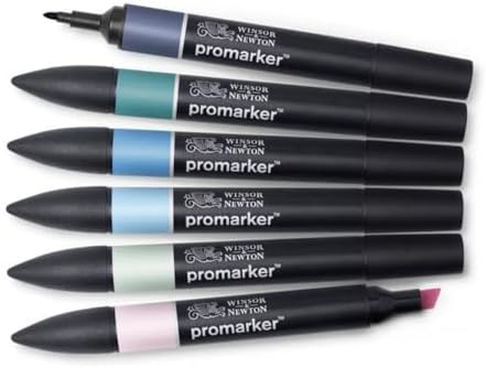 Winsor & Newton ProMarker Set, 6 Count, Skyscape