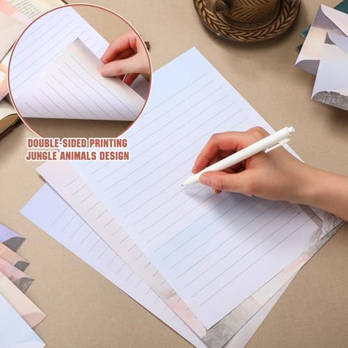TaoBary 160 Pcs Religious Letter Cross Stationery Paper and Envelopes Set