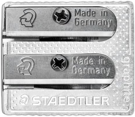 STAEDTLER Metal Double-Hole Pencil Sharpener, 12 Pack