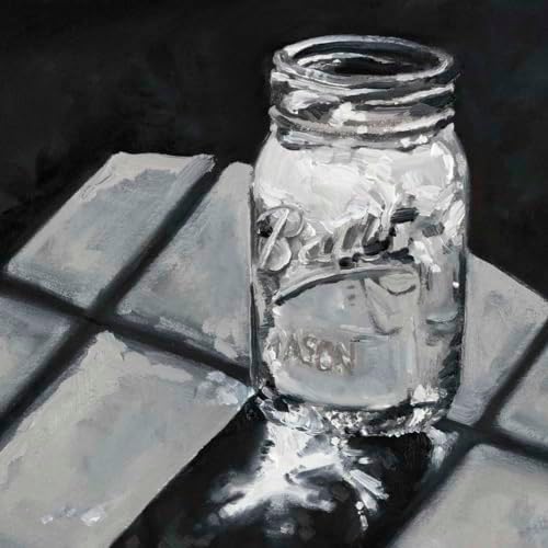Tusc & Pine Artist Oil Paint - 40 ml Set of 5 - Greys - Non-Yellowing, Rich & Creamy Consistency, Maximum Pigment Load, Small Batch Milled Oil Paints Developed for Professional Artists
