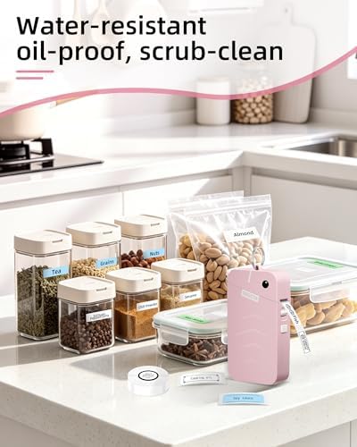 ORGSTA Label Maker, S001 Portable Bluetooth Label Maker Machine with Tape