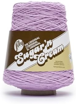 Lily Sugar'n Cream Cone Cotton Yarn for Dishcloths, Orchid