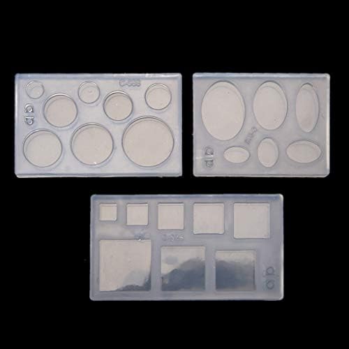 Ellipses Soap 6-Cavity Mold UV Epoxy Resin, I