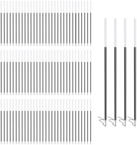 100 Pcs Ballpoint Pen Refills, 0.7mm Ink Replaceable Ball Point Pen Silicone Molds Resin Casting Molds for DIY Resin Crafts Making