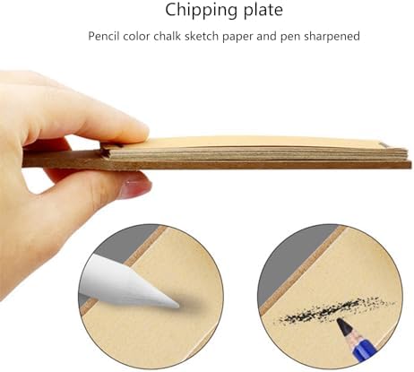 Artists Sketching Drawing Tools Set Art Blending Kits with Multiple Sizes Blending Stumps Tortillions and Sandpaper