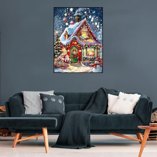 Christmas Diamond Art Kits for Adults,Diamond Painting Kits for Beginners