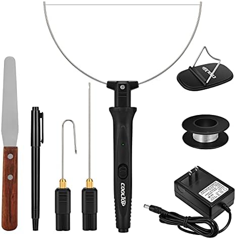 Cooltop Foam Cutter, 18W Hot Wire Foam Cutter, Hot Knife with Cleaning Pen