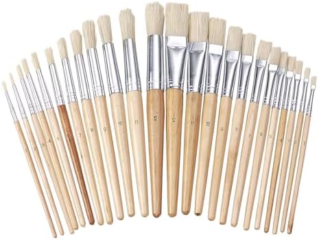 Colorations Easel Paint Brushes, Assorted Sizes, Set of 12