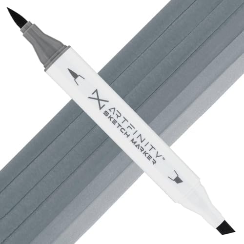 Artfinity Sketch Markers - Flagstone Blue BG9-5, Vibrant, Professional, Dye-Based Alcohol Markers for Artists, Drawing, Travel, & More