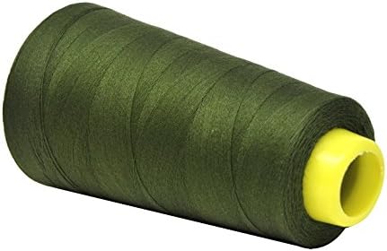 Mandala Crafts Olive Green Mercerized Cotton Thread for Sewing Quilting