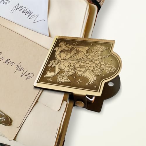 ANATTASOUL Lily of the Valley Travel Journal Clip for DIY Use