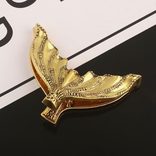 Vintage Crocodile Head Journal Clip - 3.4 Inch Heavy Duty Alligator Metal Book Clip Pin, Solid Decorative Bookmark Paper Organizer Notebook Holder Planner for Home Office Desk