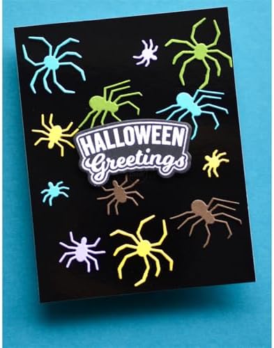 Halloween Animal Spiders Metal Cutting Dies for Card Making