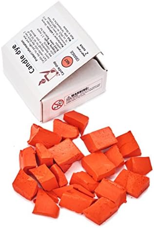 Orange Candle Wax Dye 2 oz - Candle Color Dye Blocks