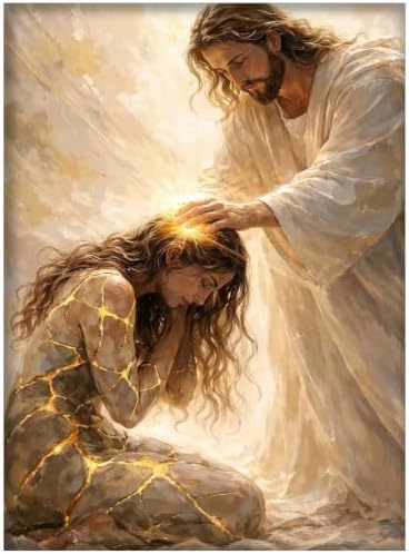 WUDWL Jesus Diamond Art Kits for Adult Diamond Painting Kits for Adults