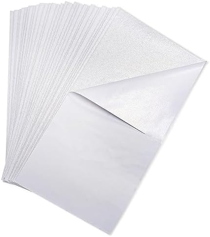 Jtnohx Self Adhesive Felt Sheets Adhesive Backed Felt Fabric White 4"x8"