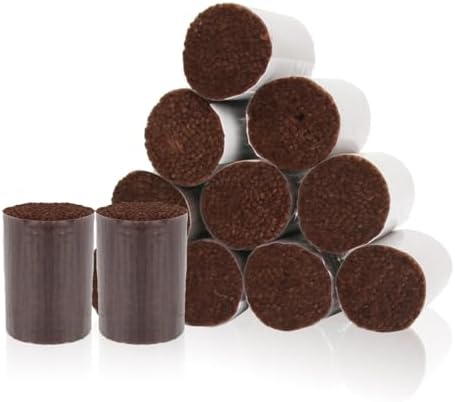 AKZYTUE 12 Rolls Latch Hook Yarn, Precut Rug Yarn for Latch Hook Kits, Crochet Yarn Bundles for Latch Hook Rug Making, DIY Tapestry Crafts for Adults & Beginners,Coffee Brown