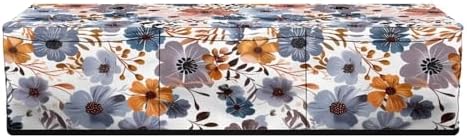 Binienty Ink Painting Floral Dust Cover for Die-cut Machine, Cutting Machine Protective Covers with 3 Pocktes Strain Resistant Carrying Bag Organization and Storage Bags Stylish Home Decoration