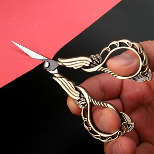 YOUGUOM Embroidery Scissors with Cover, Mini Sewing Shears