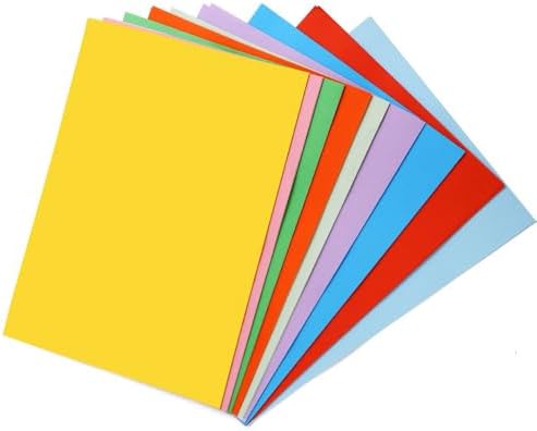 Origami , Colorful Square Origami, DIY Handmade Craft Paper, Origami Paper (100pcs)10-color (A4-21cm*29.7cm)