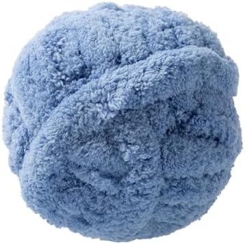 Loops & Threads Fluffy Chenille Yarn - Yarn for Knitting, Crochet, Weaving, and Arts & Crafts - Periwinkle, Polyester, 10.58 oz