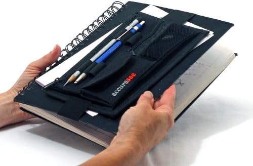 Accurasee Sketch Caddie for Artist - Art Supply Carrier with Elastic Band Attachment for Portfolio Sketch Book, Art Binder, Notebook, Art Organizer