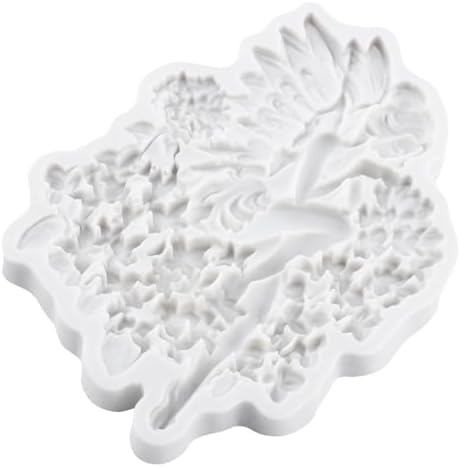 3D Flower Fairy Polymer Clay Molds Butterfly Fairy Silicone Mold