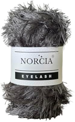 Eyelash Yarn Fun Fur Yarn(100g-3.5oz) (153yds-140mt) Fuzzy Premium Soft Crochet DIY Hand Knitting 100% Polyester