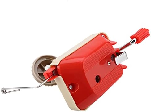 Knitting Wool Winder Kit with Winder Pin Counter Inch Meter, DIY Knitting Tool Set, Essential Weaving Accessories for Home and Studio, Metal and Plastic Winding Device with Multipl