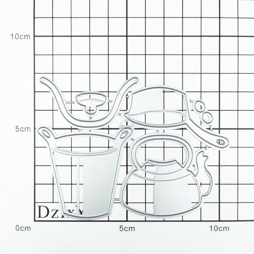 Kitchen Utensils Kettles Metal Cutting Dies for Card Making