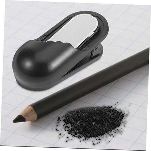 STOBOK Sketch Pencil Sharpener Portable Charcoal Nibs Grinding Tool with Clip Design Compact Drawing Supply for Artists Students and Sketching 3.74 X 1.57 X 1.37 in